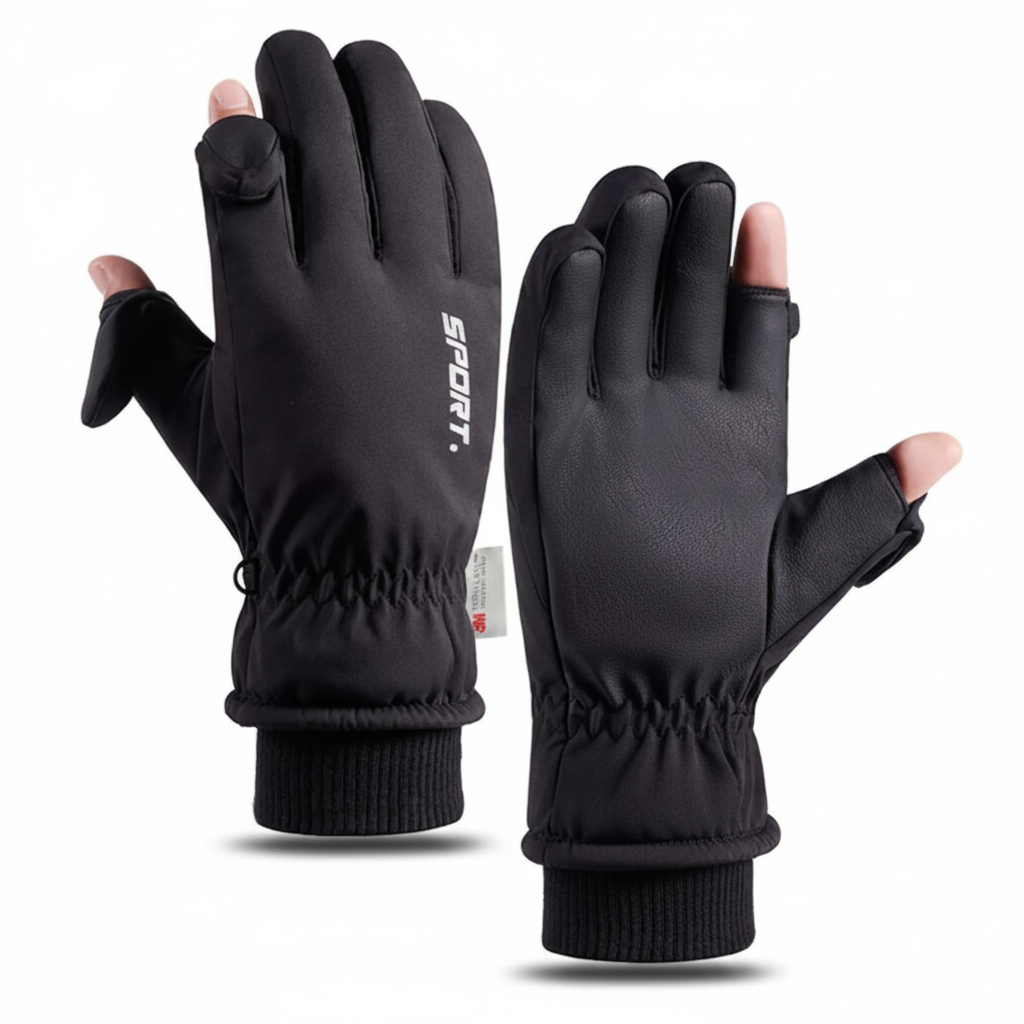 Gants vélo hiver tactiles