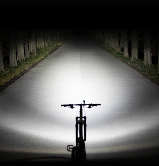 Lampe avant pour vélo rechargeable