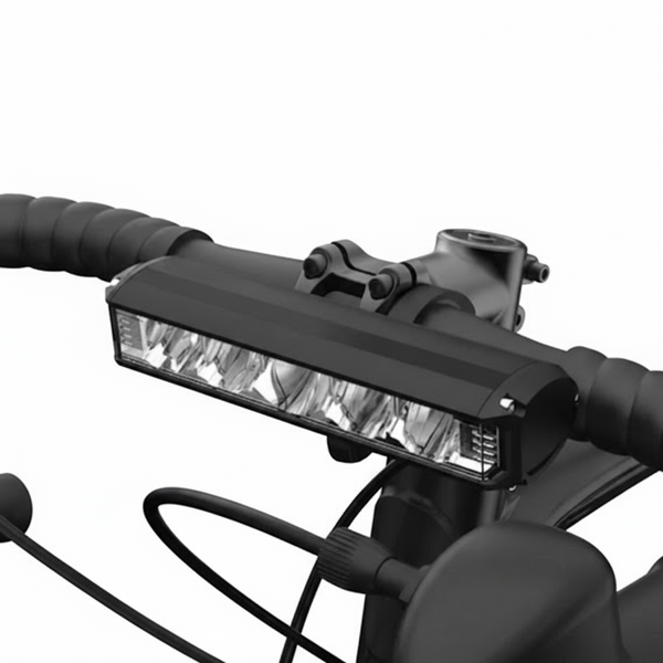 Lampe avant pour vélo pivotable