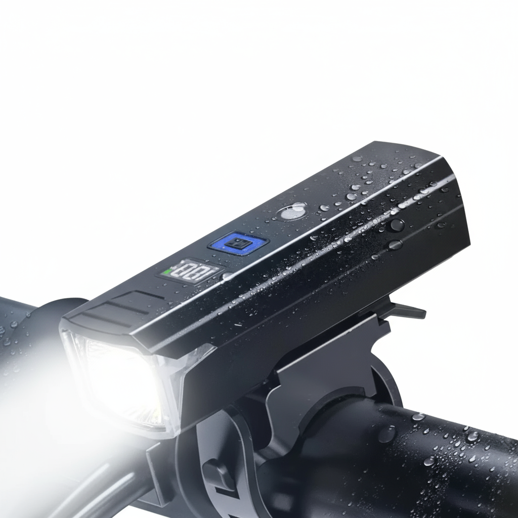 Lampe avant pour vélo rechargeable