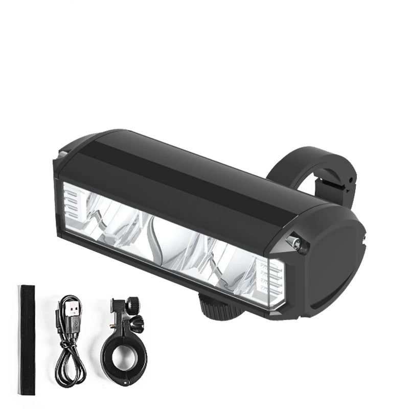 Lampe avant pour vélo pivotable
