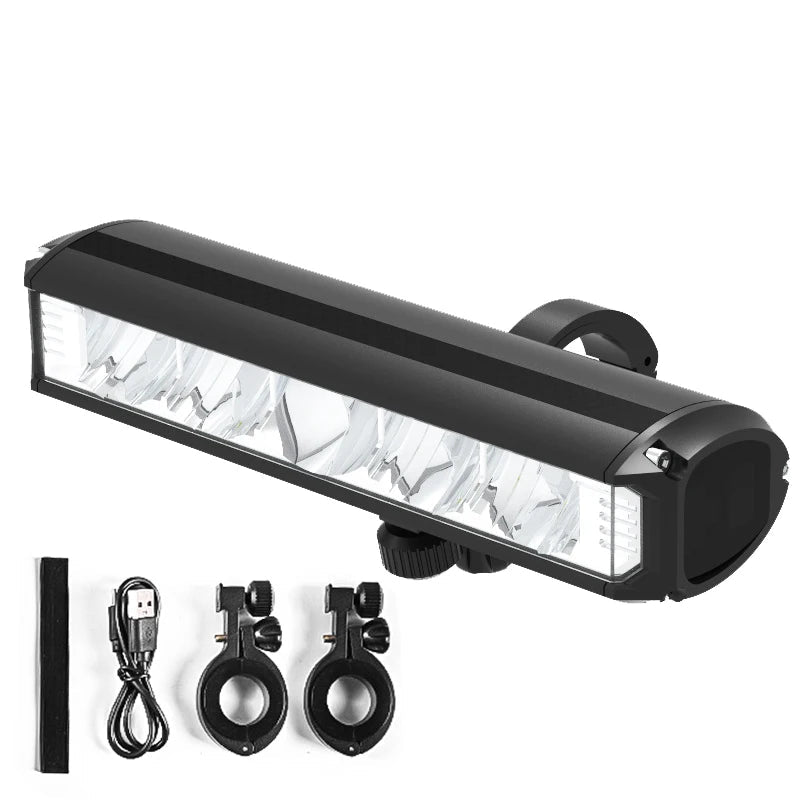 Lampe avant pour vélo pivotable