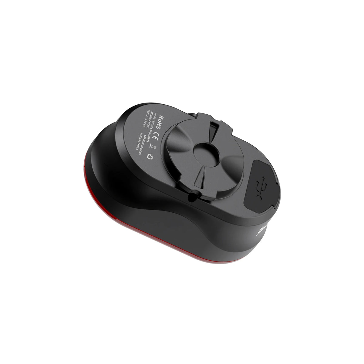 Lumière arrière vélo USB