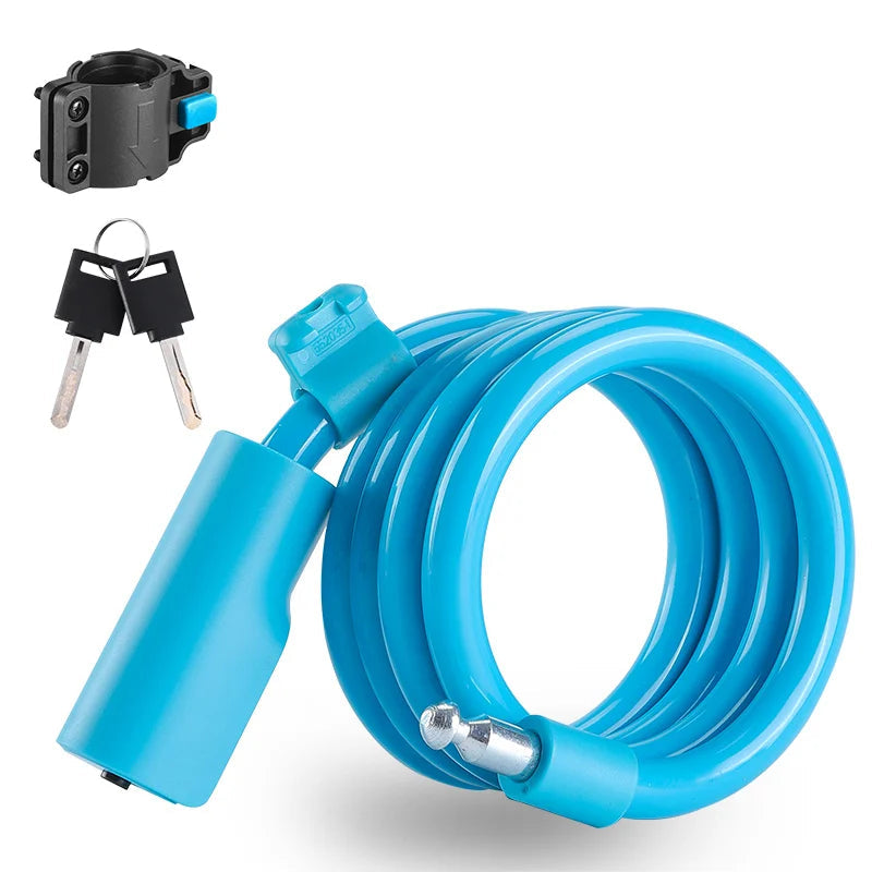 Câble antivol vélo à spirale