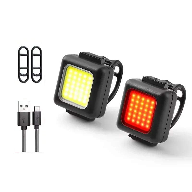 Kit éclairage vélo blanc et rouge